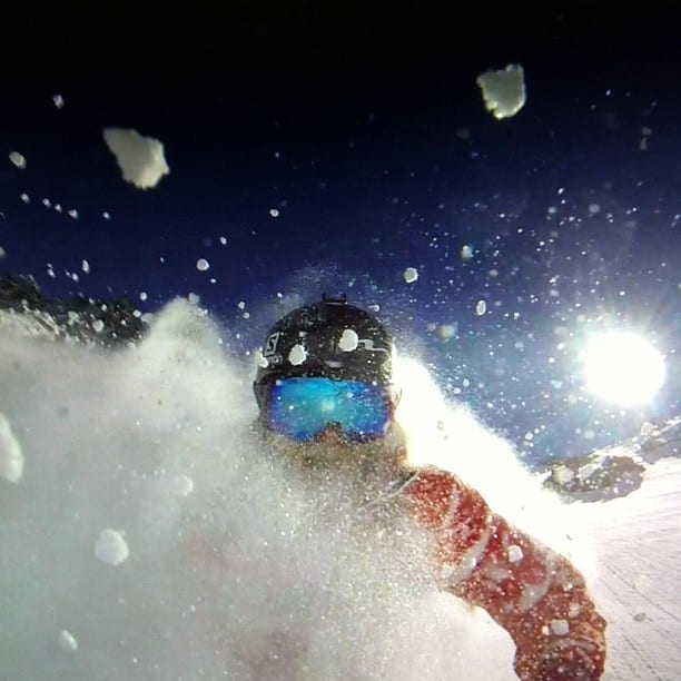 Mike Douglas ripping it up in Portillo, Chile. Instagram @mikedski