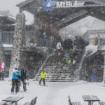 The Mt Buller Village is a white wonderland – photo Mt Buller & Andrew Railton