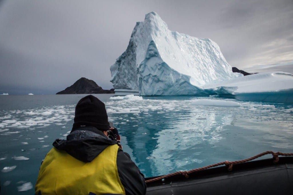 Photographing an iceberg in Greenland - Chris Van Hove - Aurora Expediti...