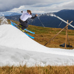 Skiing Mt Buller in March