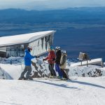 Adult Group Lesson with Knoll Ridge Cafe in background