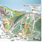 Ski map at Club Med Tomamu