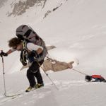 2 Big Pack, Little Sled. Huw skinning in Fann – Rich Emerson