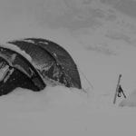 24 Snowfall burying tent in Zindon Valley – Rich Emerson