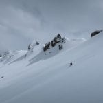 31 Rich on the ski fown from Dvoinoi Pass (4300m)