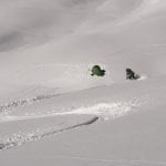 Last turns before camp below Dvoinoi Pass – Rich Emerson