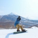 Snowboarding in Aizu