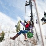 ziplining at utah olympic park