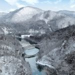 aizu train mountain