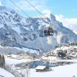 Cable,Car,Titlis,,View,Of,Engelberg,In,Switzerland.,Village,In