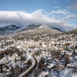 The city of Rossland from above.