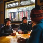 Apres beers at the Village Idiot pub in downtown Revelstoke.