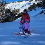 Richard Ross at Buller with his daughters