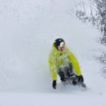 Riding powder in Thredbo