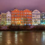 Housing along the Inn River.