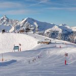 Winter view from the summit of the Grand Massif ski area’s Tete des Saix.