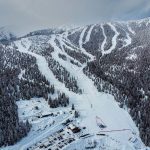 Aerial view of Shames Mountain.