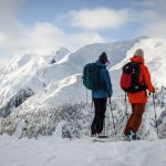 Backcountry skiing at Shames Mountain Ski Area near Terrace.